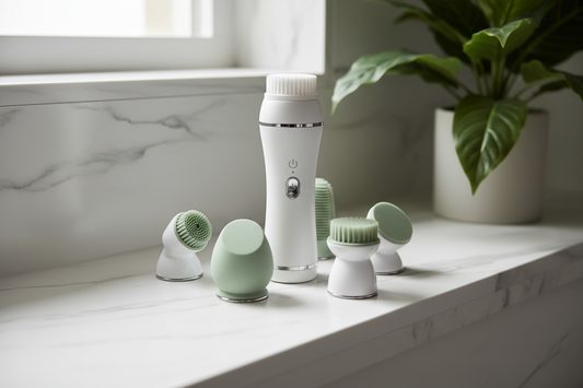 5-in-1 Facial Cleansing Brush — Spa-Level Skin in 5 Minutes