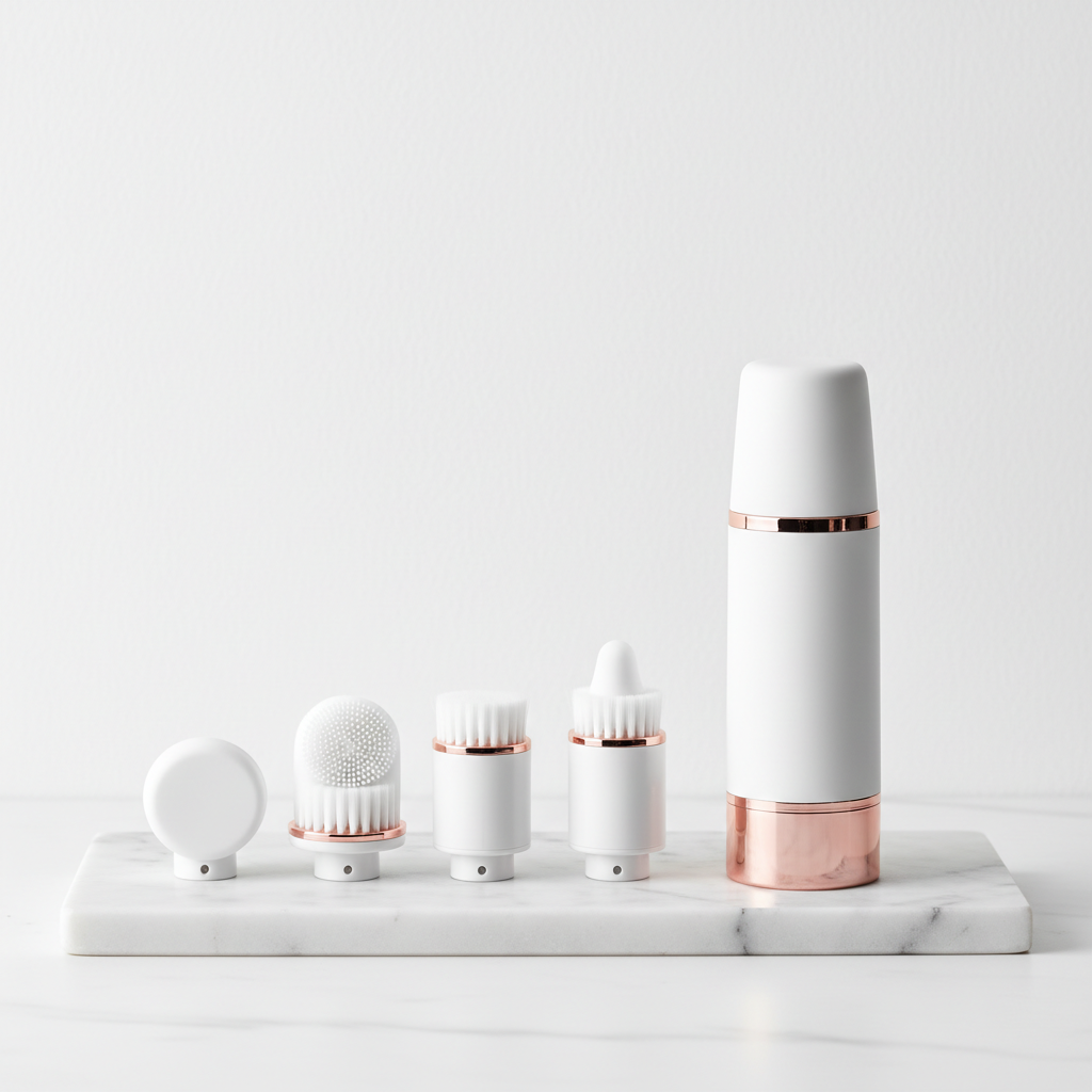 5-in-1 Facial Cleansing Brush — Spa-Level Skin in 5 Minutes